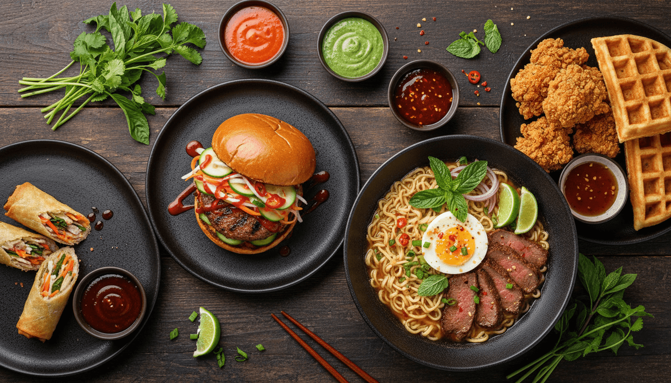 Spread of TomTom's fusion dishes